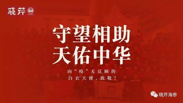 海參肽,大連海參,曉芹海參,海參,抗擊疫情,疫情,獻(xiàn)愛(ài)心.jpg